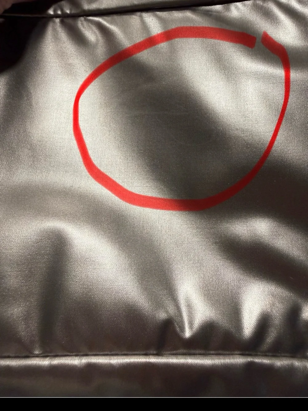 Prada Tessuto Metallic Technical Tote